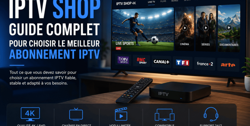 IPTV Shop guide complet pour choisir un abonnement IPTV