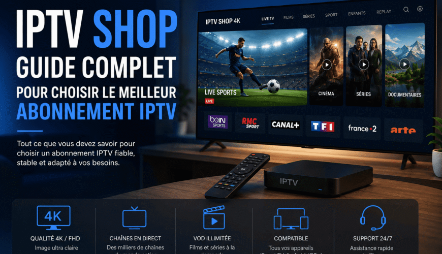 IPTV Shop guide complet pour choisir un abonnement IPTV
